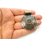 Antique Copper Pendant Antique Copper Plated Pendant (55x43mm) G9655