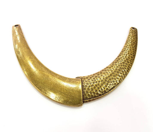 Antique Bronze Collar Pendant Pendant Antique Bronze Connector (138x27mm) G9656