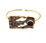 Bangle Blanks Antique Bronze Bracelet Blanks Cuff Blanks Adjustable Bracelet Blank Antique Bronze Plated Brass (10mm Blanks) G9692