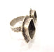 Silver Ring Setting Resin Ring Bezel Blank Cabochon Base Adjustable inlay Ring Mounting (15mm and 10mm) Antique Silver Plated Brass G9727