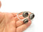 Silver Bracelet Blanks Bangle Blanks Cuff Blanks Adjustable Bracelet Blank Antique Silver Plated Brass ( 20mm and 14mm Blanks ) G9746