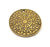 2 Antique Bronze Charm Antique Bronze Plated Metal  (30mm) G11670