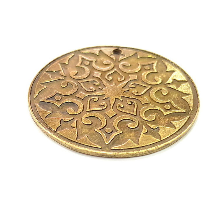 Antique Bronze Pendant Antique Bronze Plated Metal ( 40mm) G11673