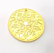 Gold Pendant Gold Plated Pendant (40mm)  G11692