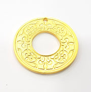 Gold Charms Gold Plated Metal (30mm)  G11697