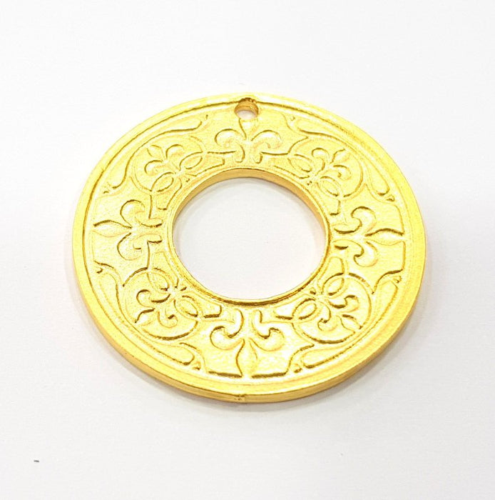 Gold Charms Gold Plated Metal (30mm)  G11697