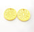 2 Gold Charms Gold Plated Metal (20mm)  G11704