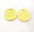 2 Gold Charms Gold Plated Metal (20mm)  G11704
