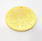 Gold Pendant Gold Plated Metal (40mm)  G11712