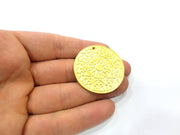 Gold Pendant Gold Plated Metal (40mm)  G11712