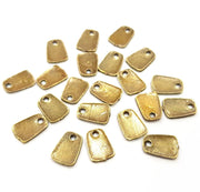 20 Antique Bronze Charm Antique Bronze Plated Metal  (10x7mm) G11726