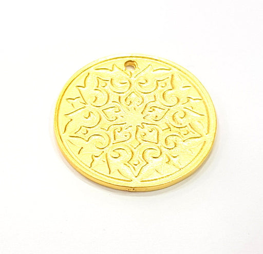 Gold Charms Gold Plated Metal (30mm)  G11728