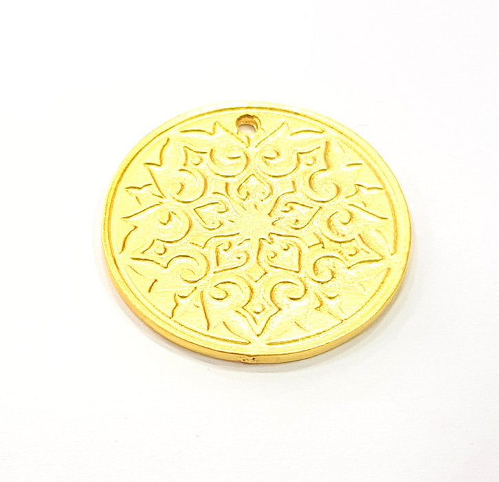 Gold Charms Gold Plated Metal (30mm)  G11728