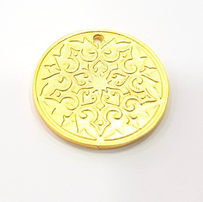 Gold Charms Gold Plated Metal (30mm)  G11728