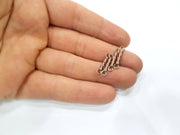 30 Antique Copper Bars Connector Charm Antique Copper Plated Metal (19x4mm) G11711
