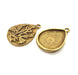 2 Antique Bronze Pendant Blank inlay Blank Mosaic Blank Resin Blank Bezel Base Setting Mountings Antique Bronze Plated (25x18mm) G9831