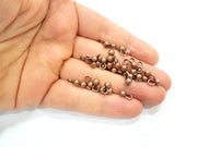 30 Copper Charm Antique Copper Charm Antique Copper Plated Metal ( 4,5 mm ) G17065