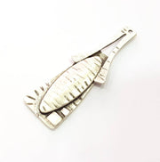 Silver Charms Antique Silver Plated Charms (64x18mm) G9911