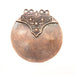 Copper Pendant Antique Copper Pendant Antique Copper Plated Metal ( 58 mm ) G15615