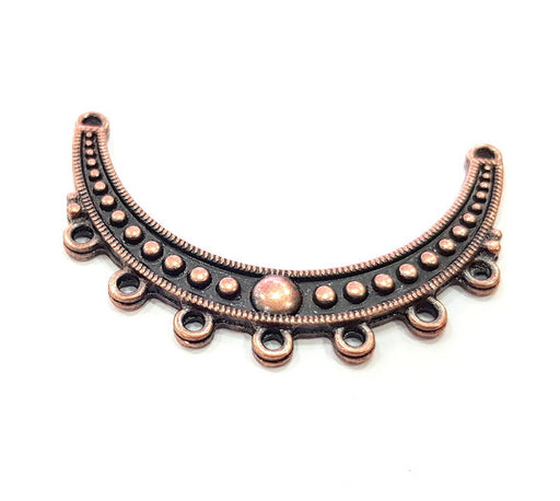 Copper Collar Pendant Antique Copper Pendant Antique Copper Plated Metal ( 55x12 mm ) G11873