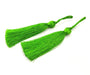 2 Shamrock Green Tassel Thread Tassels (78 mm - 3 inches) G9996