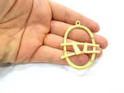 Gold Charm Gold Plated Charms  (66x47mm)  G10011