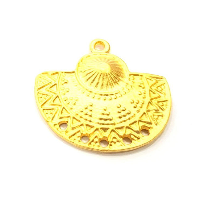 2 Gold Charm Gold Plated Charms  (29x29mm)  G9931