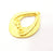 Gold Charm Gold Plated Charms  (43x30mm)  G10016