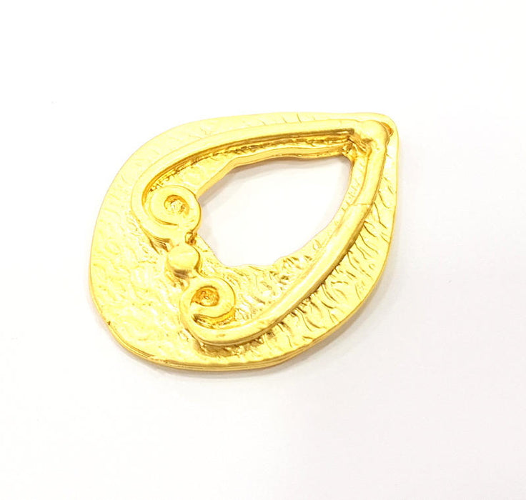 Gold Charm Gold Plated Charms  (43x30mm)  G10016