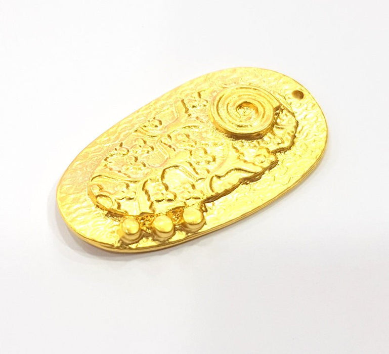 Gold Charm Gold Plated Charms  (51x27mm)  G10017