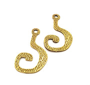 2 Antique Bronze Plated Pendant (53x32mm) G10060