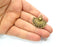 2 Antique Bronze Charm Antique Bronze Plated Charms (30mm) G10068