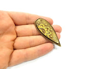 Antique Bronze Charm Antique Bronze Plated Charms (60x26mm) G10078