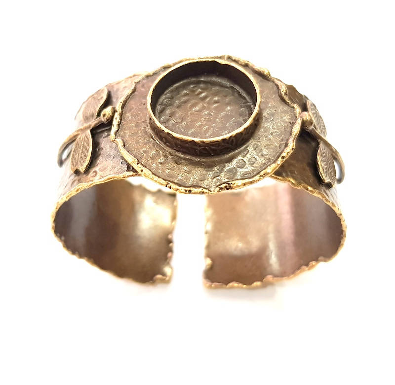 Bangle Blanks Antique Bronze Bracelet Blanks Cuff Blanks Adjustable Bracelet Blank Antique Bronze Plated Brass (20mm Blanks) G10081