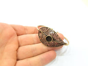 Bangle Blanks Antique Bronze Bracelet Blanks Cuff Blanks Adjustable Bracelet Blank Antique Bronze Plated Brass (10mm Blanks) G10087