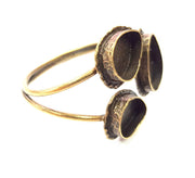 Bangle Blanks Antique Bronze Bracelet Blanks Cuff Blanks Adjustable Bracelet Blank Antique Bronze Plated Brass G10089