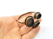 Bangle Blanks Antique Bronze Bracelet Blanks Cuff Blanks Adjustable Bracelet Blank Antique Bronze Plated Brass G10090