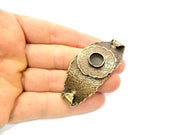 Bangle Blanks Antique Bronze Bracelet Blanks Cuff Blanks Adjustable Bracelet Blank Antique Bronze Plated Brass (10mm Blanks) G10092