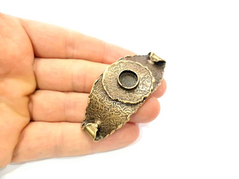 Bangle Blanks Antique Bronze Bracelet Blanks Cuff Blanks Adjustable Bracelet Blank Antique Bronze Plated Brass (10mm Blanks) G10092