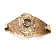 Bangle Blanks Antique Bronze Bracelet Blanks Cuff Blanks Adjustable Bracelet Blank Antique Bronze Plated Brass (18x13mm Blanks) G10094