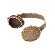 Bangle Blanks Antique Bronze Bracelet Blanks Cuff Blanks Adjustable Bracelet Blank Antique Bronze Plated Brass (30mm,20x15mm Blanks) G10098
