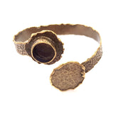 Bangle Blanks Antique Bronze Bracelet Blanks Cuff Blanks Adjustable Bracelet Blank Antique Bronze Plated Brass (12mm Blanks) G10099