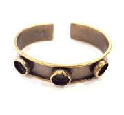 Bangle Blanks Antique Bronze Bracelet Blanks Cuff Blanks Adjustable Bracelet Blank Antique Bronze Plated Brass (10mm Blanks) G10104