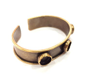 Bangle Blanks Antique Bronze Bracelet Blanks Cuff Blanks Adjustable Bracelet Blank Antique Bronze Plated Brass (10mm Blanks) G10104