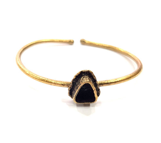 Bangle Blanks Antique Bronze Bracelet Blanks Cuff Blanks Adjustable Bracelet Blank Antique Bronze Plated Brass (9x7mm Blanks) G10129