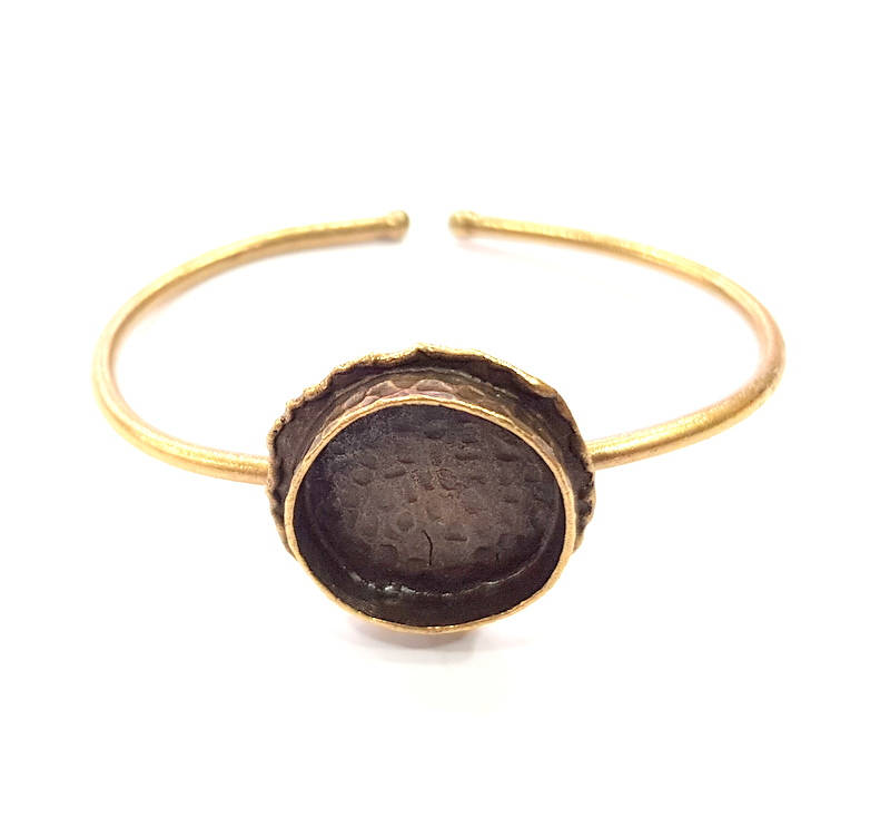 Bangle Blanks Antique Bronze Bracelet Blanks Cuff Blanks Adjustable Bracelet Blank Antique Bronze Plated Brass (20mm Blanks) G10130