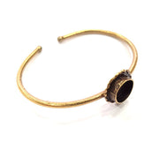 Bangle Blanks Antique Bronze Bracelet Blanks Cuff Blanks Adjustable Bracelet Blank Antique Bronze Plated Brass (10mm Blanks) G10131