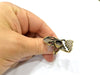 Antique Bronze Ring Blank Ring Setting inlay Blank Mosaic Bezel Base Cabochon Mountings (10mm Blank ) Antique Bronze Plated Brass G10159