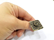 Antique Bronze Ring Blank Ring Setting inlay Blank Mosaic Bezel Base Cabochon Mountings (6mm Blank ) Antique Bronze Plated Brass G10164