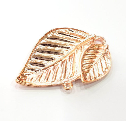 Leaf Pendant Rose Gold Plated Pendant (61x38 mm) G10194